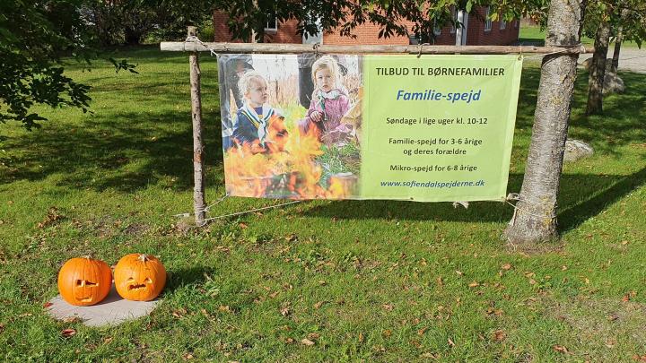 Banner med græskar